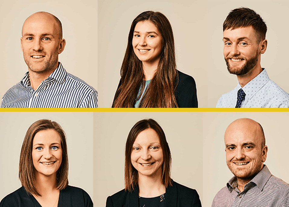 The internal Values team at Consilium CHartered Accountants of Duncan McKellar, Beth Goodwin, Stuart Todd, Kirsty Boal, Lydia Jagger and Andrrew McKay.