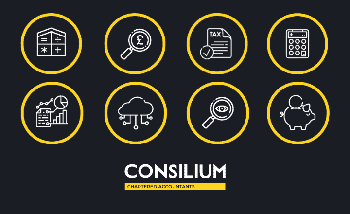 The Consilium brand story - examples from the suite of icons created for the company.